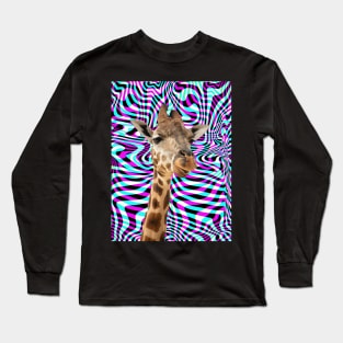 Trippy giraffe Long Sleeve T-Shirt